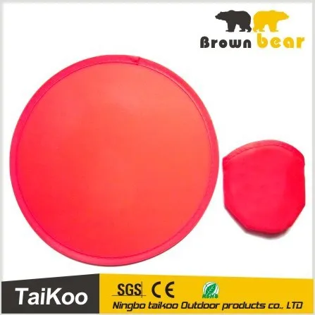 hot promotional nylon foldable frisbee price cheap