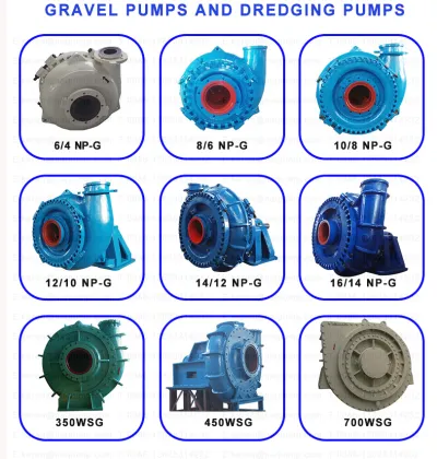 450WSG Horizontal dredging pumps