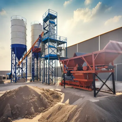 Hzs60 Commercial Cement Mixing Plant - High Efficiency Concrete Batching Plant