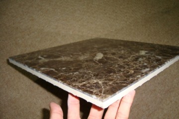 Dark Emperador Brown Marble Composite Tile Floor & Wall (JL-007)