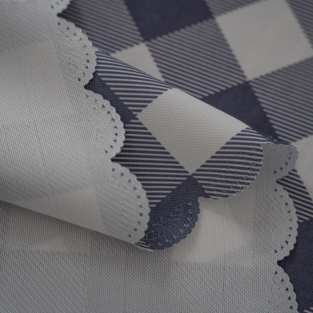 100 Polyester Waterproof Plaid Square Tablecloth Jpg