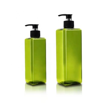 300ml Blue Empty Plastic Shampoo Bottle with Lotion Pump Top - Cosmetic Supplier
