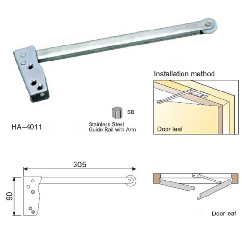 Дверные открыватели из нержавеющей стали аппаратные аксессуары