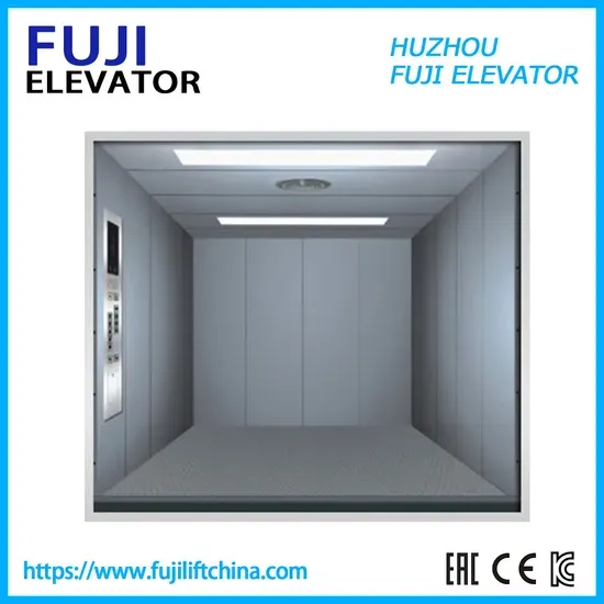 FUJI 2000kg 1.0m/s Passenger Cargo Warehouse Freight Elevator with VVVF Control