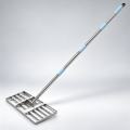 Rastrillo nivelador de golf de acero inoxidable de 50x25 cm