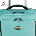 Simple style zipper pocket spinner wheels trolley luggage