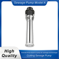 Bomba de corte avanzada de acero inoxidable para sistemas de alcantarillado