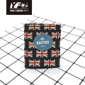 British style canvas card holder