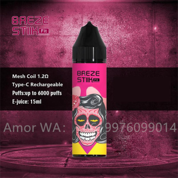 Disposable Vape Pod E Cigarette Breze Stiik Fit