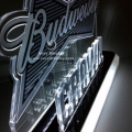 Exibição da luz da barra Budweiser