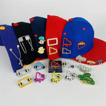 Custom Logo Basketball Cap Pin - Metal Badge for Hats and Clubs