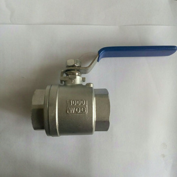 2 st npt draad 2 inch kogelventiel