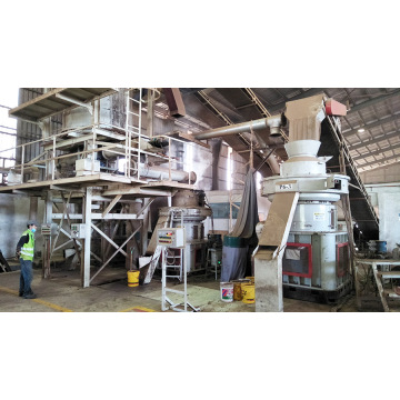 Wheat straws wood sawdust pellet production line