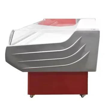 Commercial Super Cold Fresh Meat Storage Glass Display Freezer Meat Preservation
