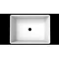 Square pure acrylic countertop washbasin