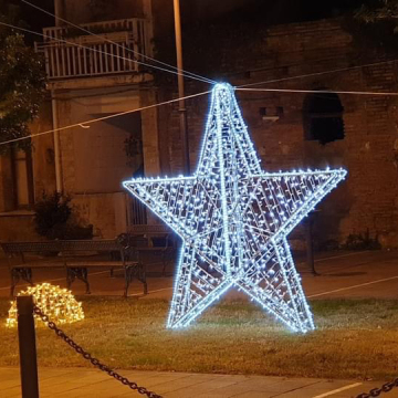 3D Hanging Star Light for Christmas - 24V, 110V, 240V
