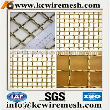 red copper grid mesh