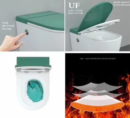 Water saving P-trap Toilets Ceramic