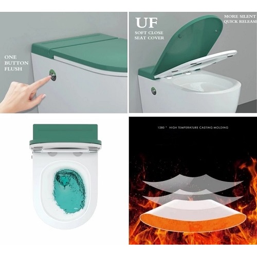 Water saving P-trap Toilets Ceramic