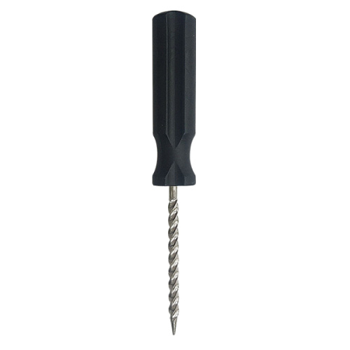 Parallel handle screw rasp drill for tire plugs