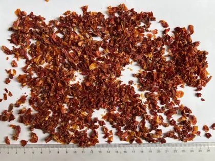 free of sugar dehydrated red bell pepper