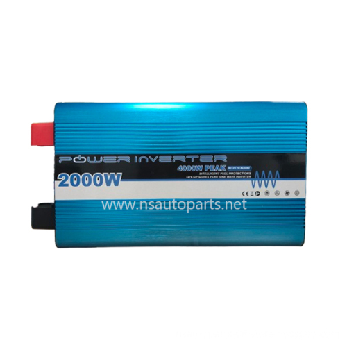 2000W DC 12V to AC 110V Car Power Inverter with 2 USB Ports