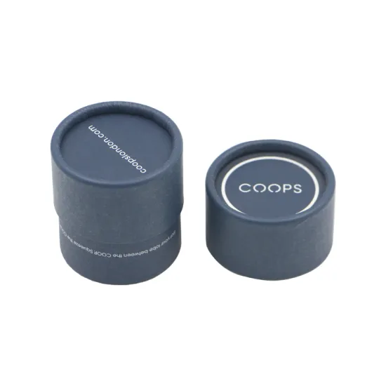 Kraft Paper Skincare Tube Round Gift Box