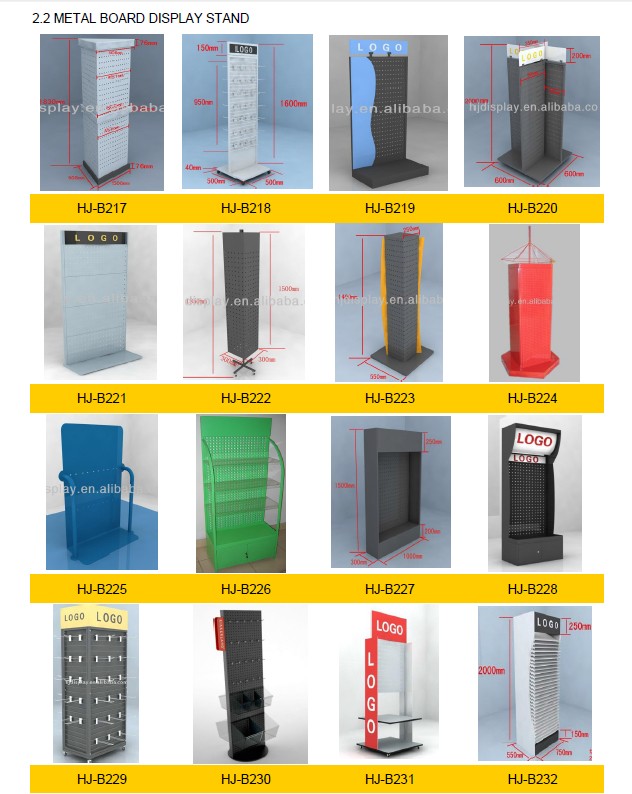 Multifunctional Supermarket Foldable Metal Display Racks For Various ...