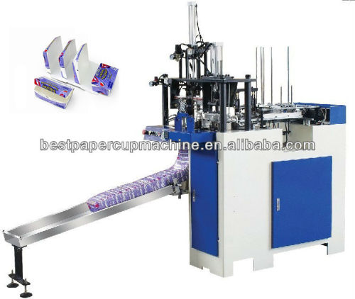 Máquina de formação de lancheira de papel automático