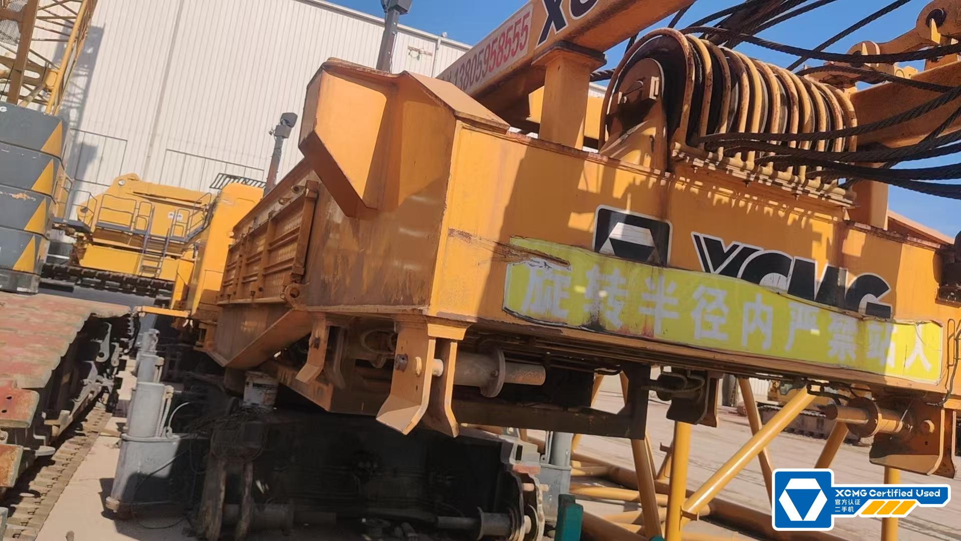 the lower structure of the used crawler crane-XGC130