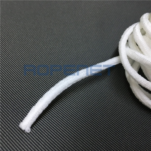 Hot Selling Elastic Round White Medical 3mm Face Mask Ear rep