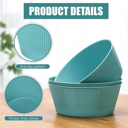 50oz Wheat Straw Large Cereal Bowl - Microwave and Dishwasher Safe