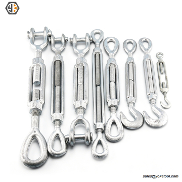 DIN1480 Galvanized Turnbuckle Eye and Jaw Type For Construction And Lifting