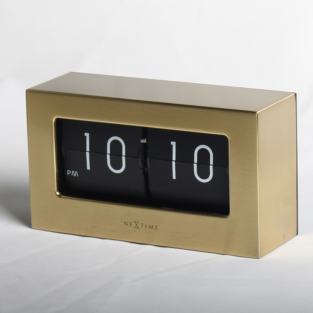 Small Bamboo Box Flip Clock