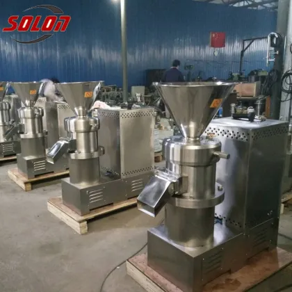 Emulsifying Colloid Mill Tomato Tahini Sesame Paste Machine
