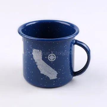 Traditional Logo Metal Camp Mug
