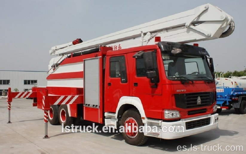 Howo firefighting vehicle 6x4 drive 12000L