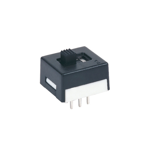 Black DPDT PC Mini interruptores deslizantes