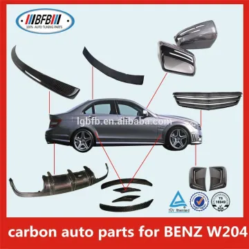 high-tech carbon fiber rear bumper diffuser for Mercedes W204