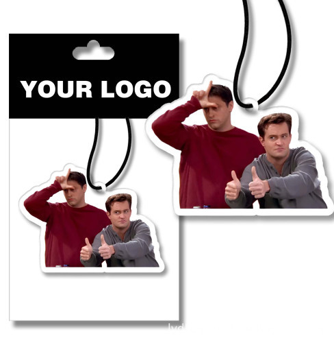Custom Shape Paper Air Fresheners with Low MOQ and Multiple Perfumes - Car Pendant Freshener