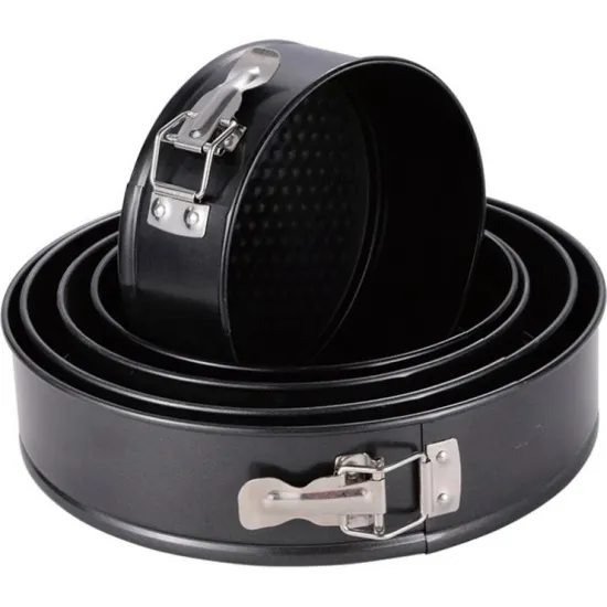 High-Quality Non-Stick Heart-Shaped Mini 4 Inch Springform Cake Pan Set