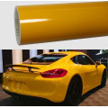 Crystal gloss sunflower yellow car wrap vinyl