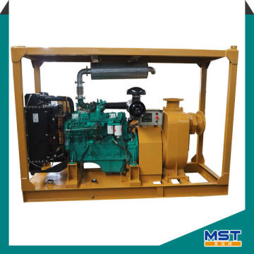 Diesel fuel self priming trash pumps