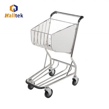 Stainless Steel Passenger Baggage Airport Shopping Trolley