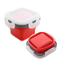 Silicone Collapsible Food Storage Containers With Lids