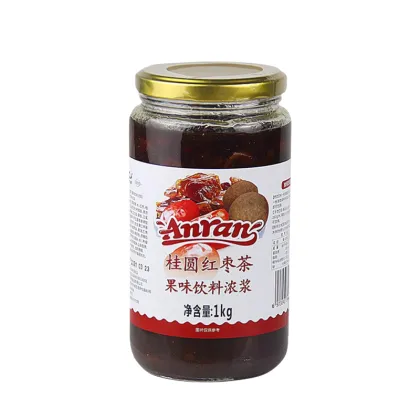 Hot Selling Longan Red Date Tea Jam - 1kg Beverage Factory
