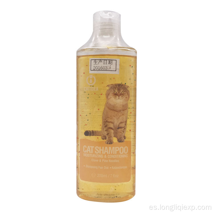 Champú para gatos hidratante y acondicionador de 200 ml