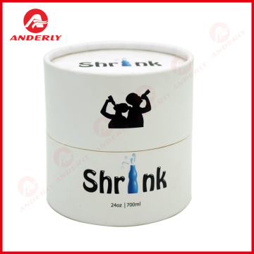 Customised Gift Packaging White Pure Paper Tube