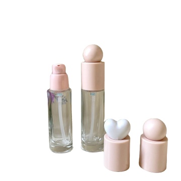 30 ml Heart Top Sample Spray Bottle Cosmetics with Pump