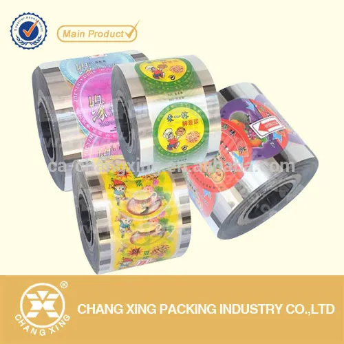 Laminated Plastic Material Jelly Sealing Lidding Film Heat Sealing Rolls